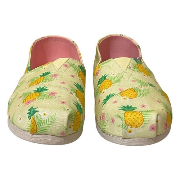 🍍 Summer Fruits TOMS Alpargata OrthoLite Lemonade Pineapple Paradise Print Shoes - Picture 4 of 10